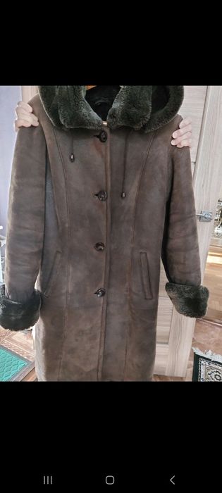 Дублёнка светло-коричневая