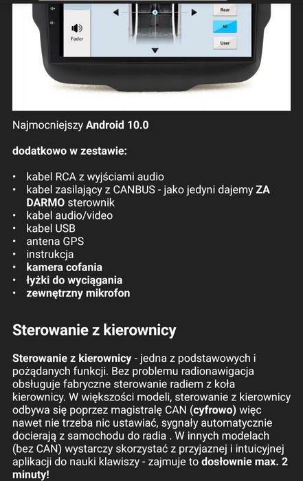 Radio nawigacja JEEP RENEGADE rezerwacja