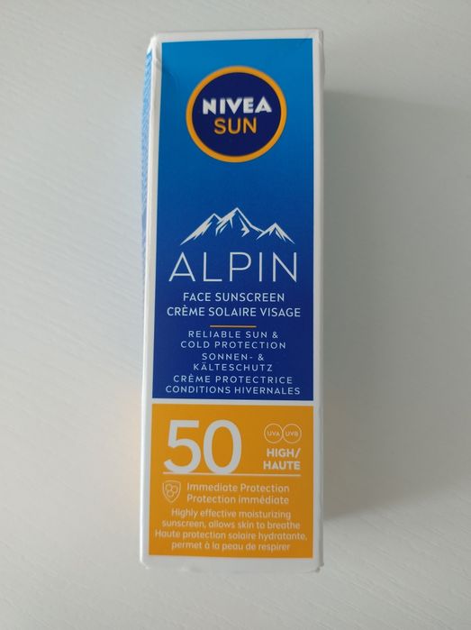Nivea Sun Alpin SPF 50 krem do twarzy przeciwsłoneczny 50 ml