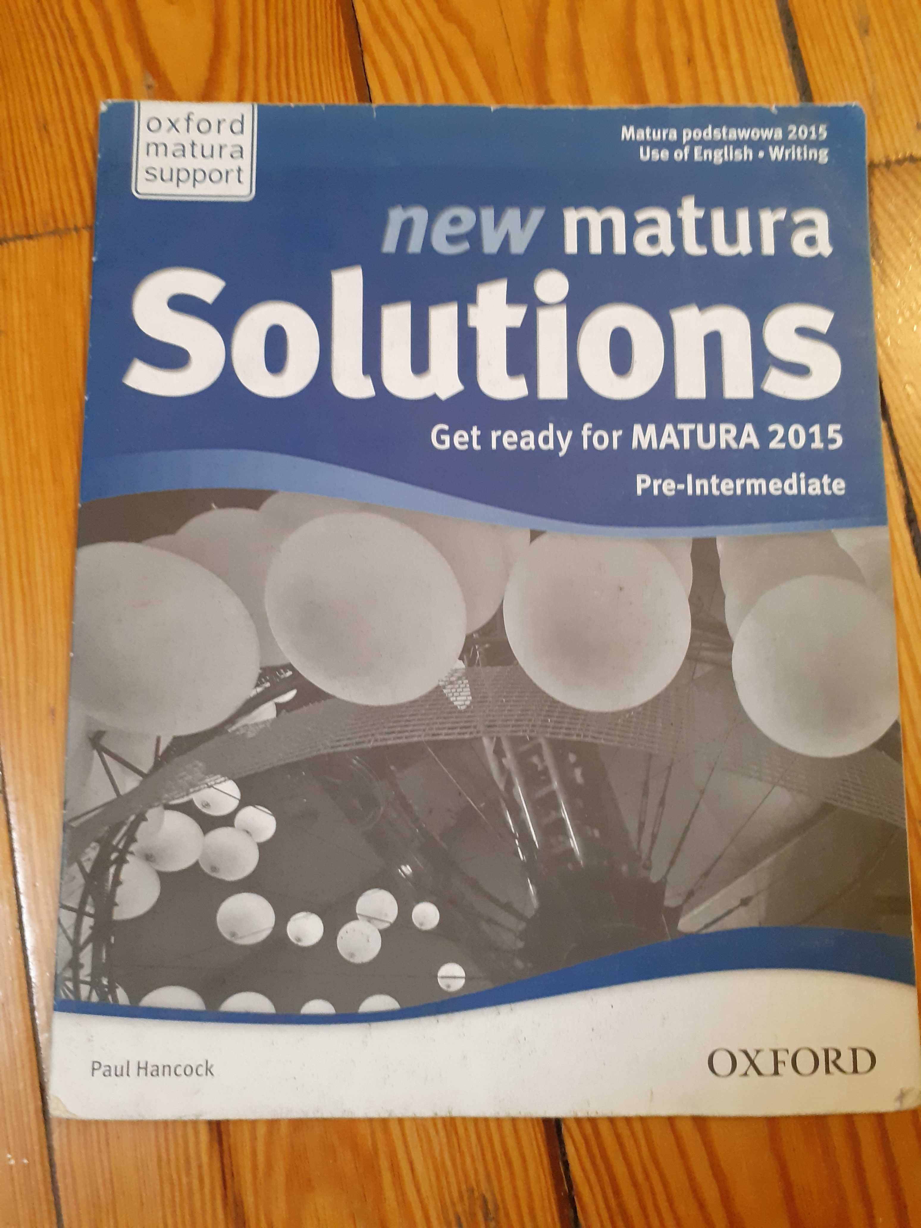 New matura Solutions podręcznik i ćwiczenia Pre-Intermediate