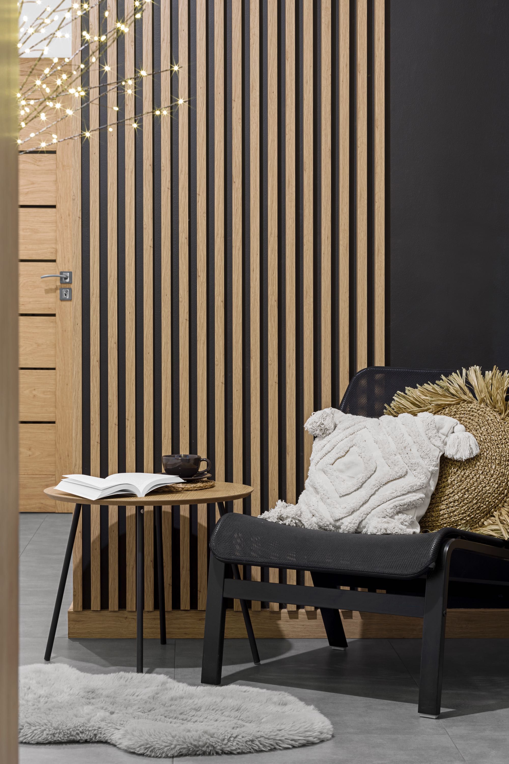 Lamele mdf na filcu - ściana, sufit 40 x 260 cm - Promocja  producenta
