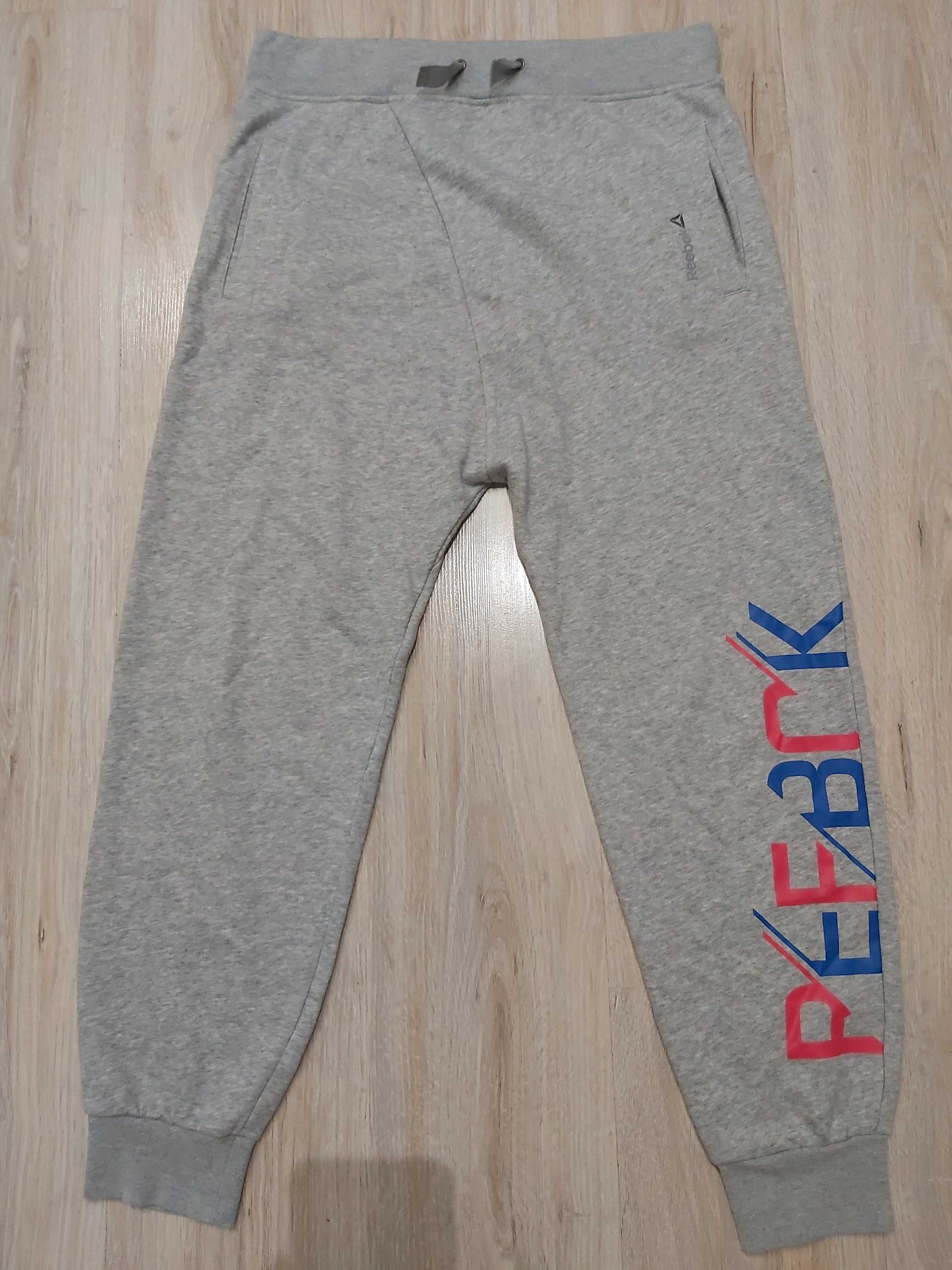 Spodnie dresowe Reebok, rozm. S, SUPER STAN, JAK NOWE