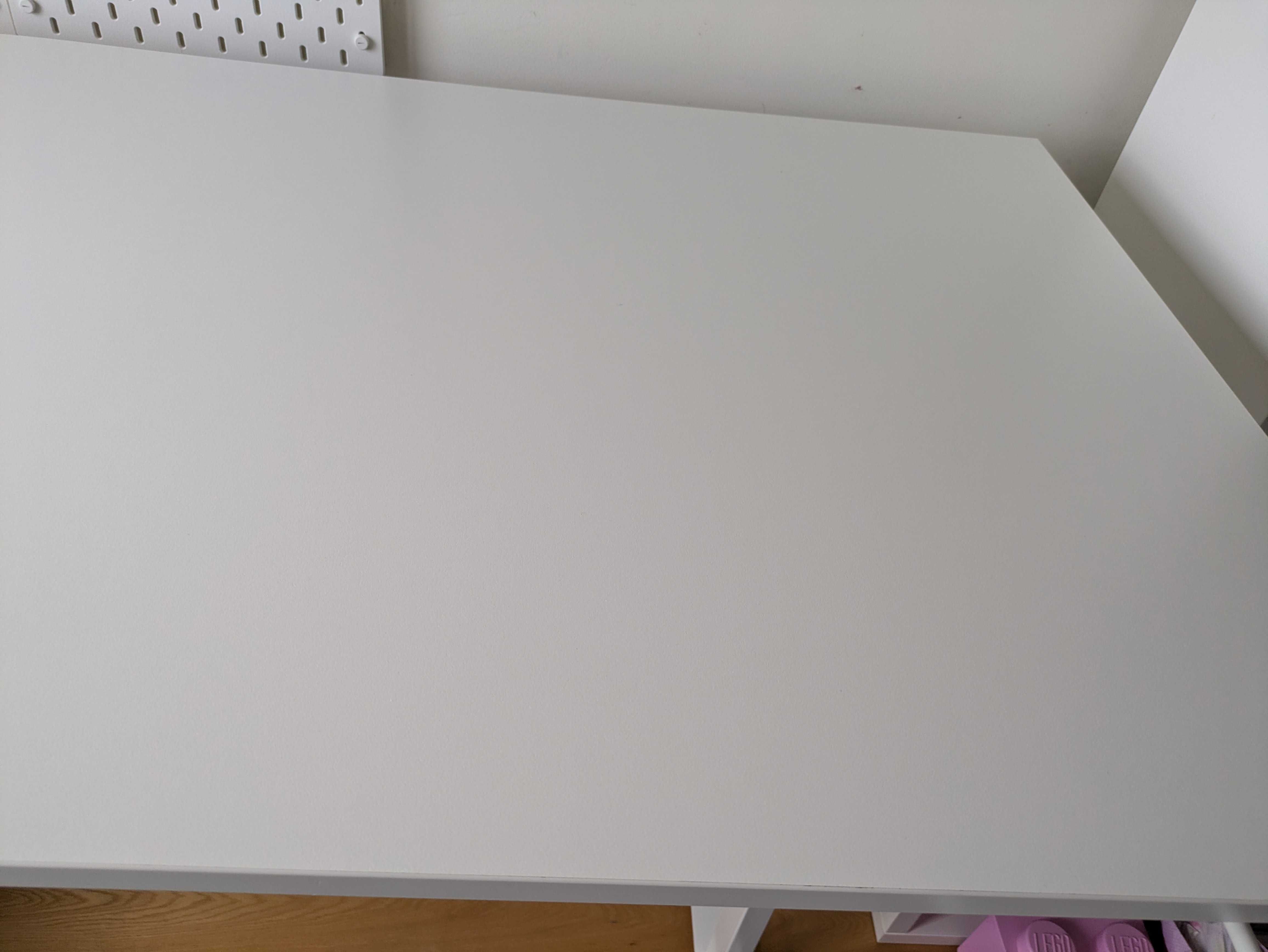IKEA - Secretária sentado/em pé, branco, 160x80 cm