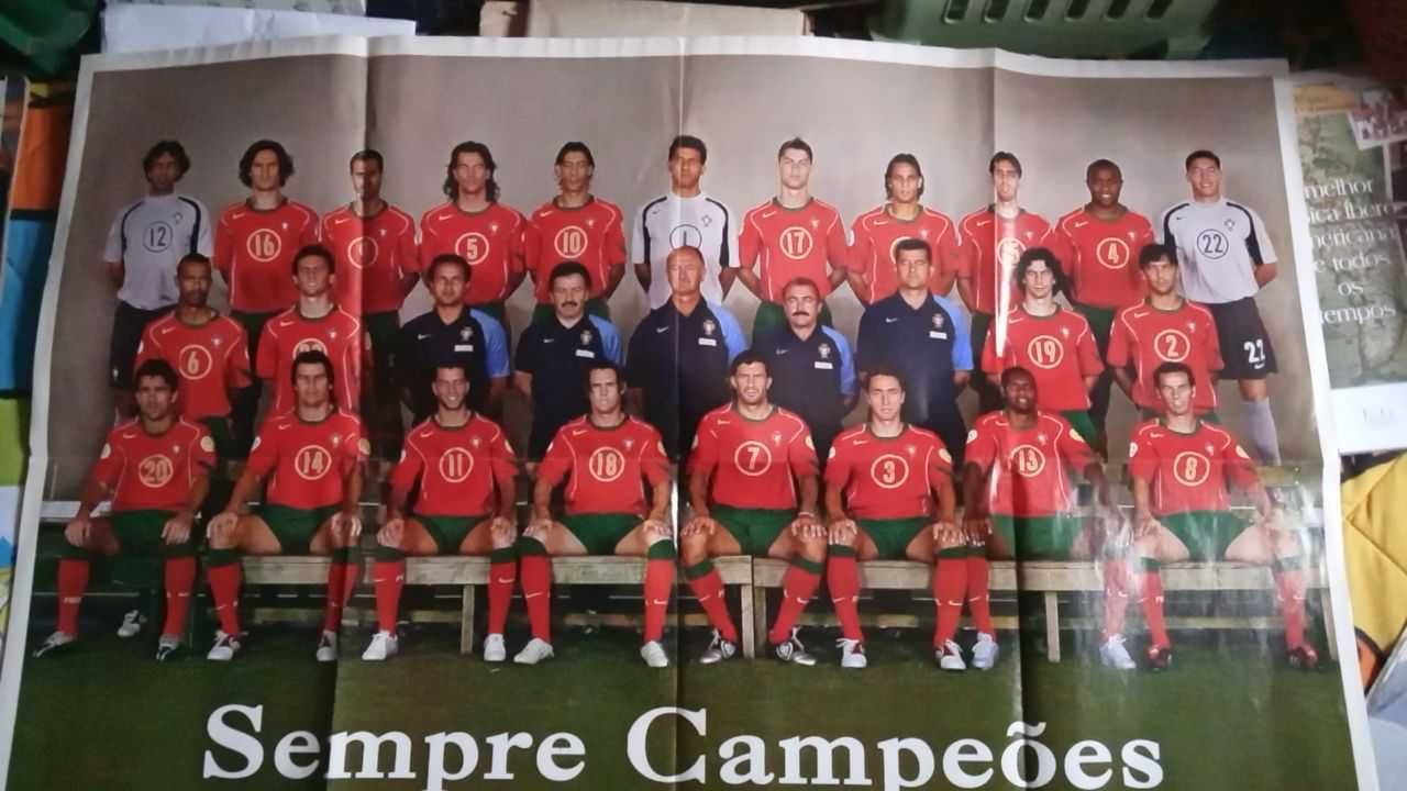 Poster da Seleção Euro 2004