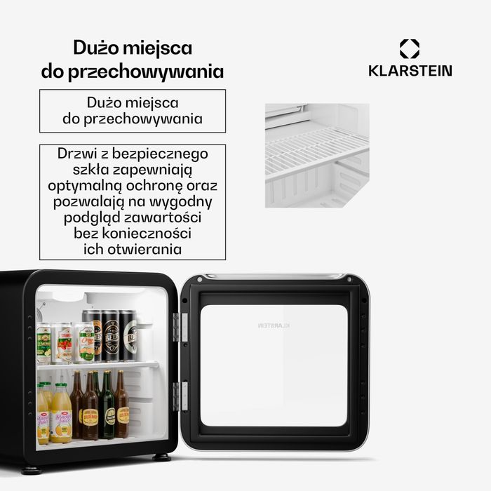 Lodówka Chłodziarka na napoje piwo wino Klarstein Audrey Evo Retro