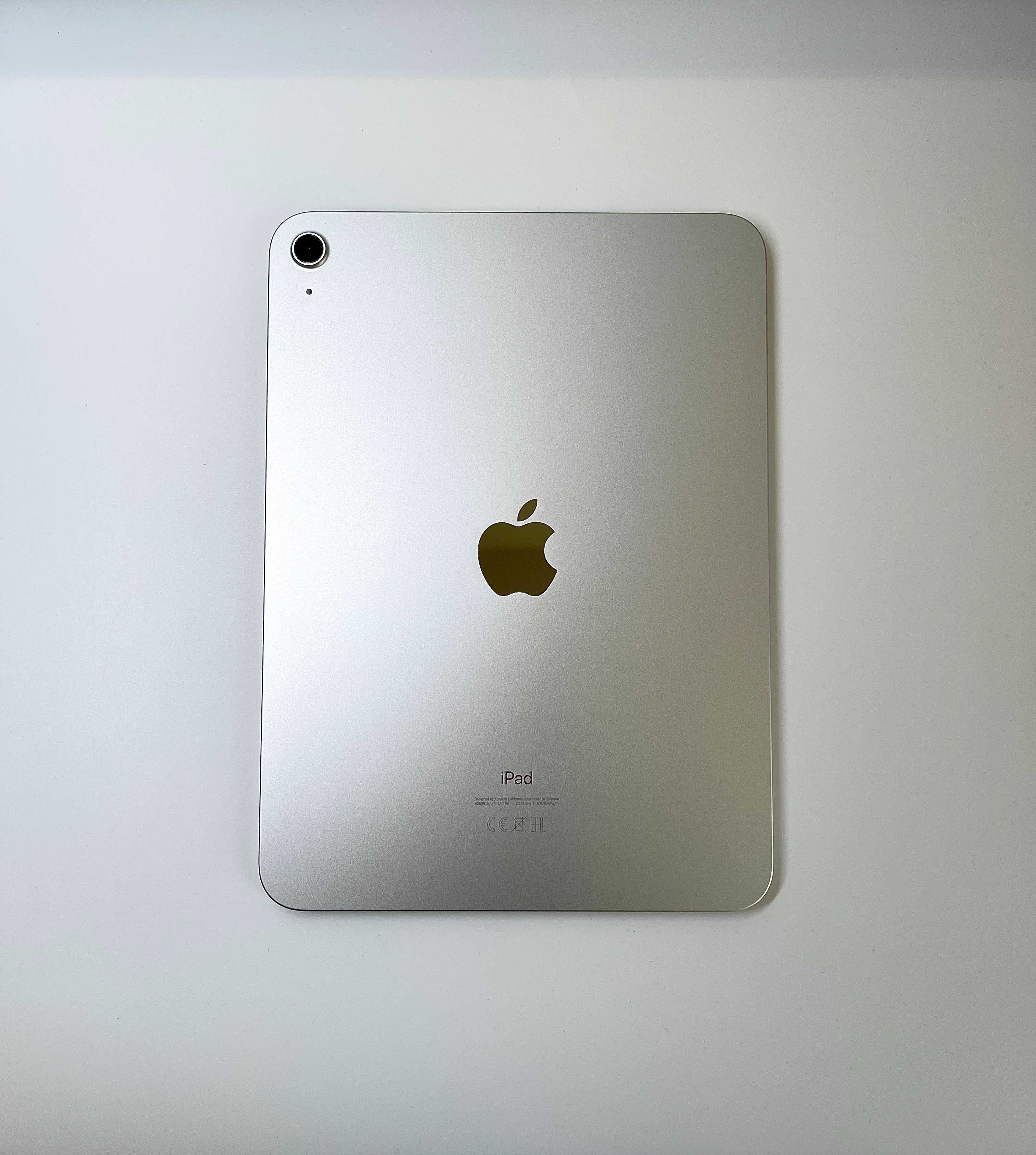 Apple iPad 10. Gen 10.9 64GB Wi-Fi | Srebrny | Bat. 100% | Komplet