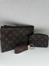 Louis Vuitton 3 szt. Kosmetyczka zawieszka