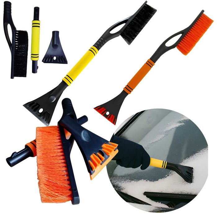 Skrobaczka Samochodowa DO SZYB 3w1 Miotełka do Odśnieżania Samochodu