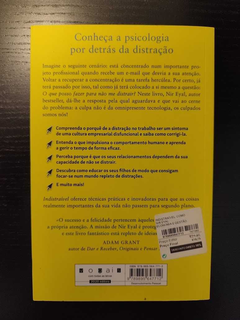 (Env. Incluído) Indistraível de Nir Eyal