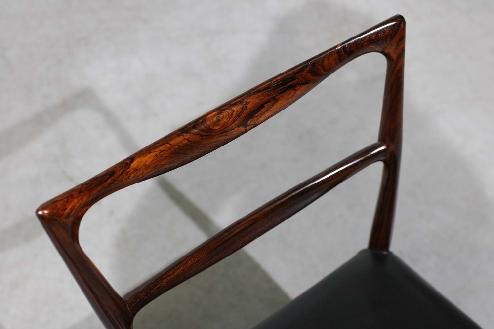 Conjunto de 6 cadeiras H.W.Klein em pau santo | Design Nórdico