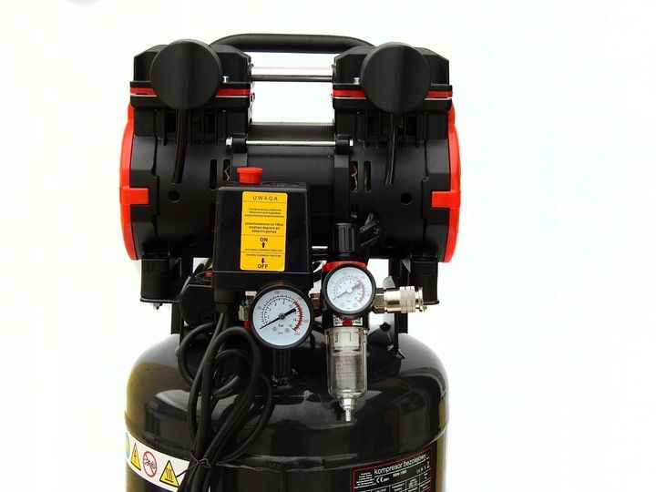 Pofesjonalny 12 Bar Kompresor K33 Bezolejowy 50l Sprężarka Powietrza C