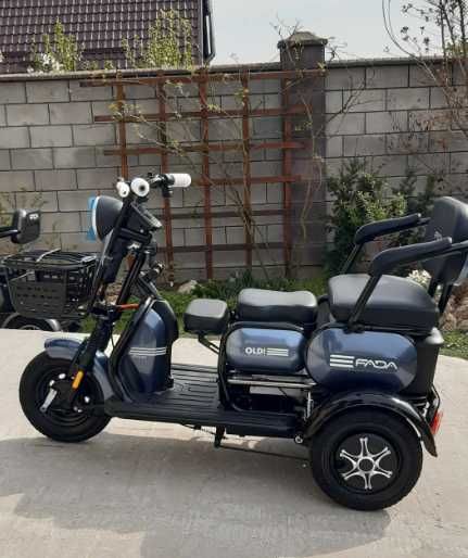 Акція! Електро трицикл FADA OLDi 1000W-20Ah Телефонуй зараз!!!