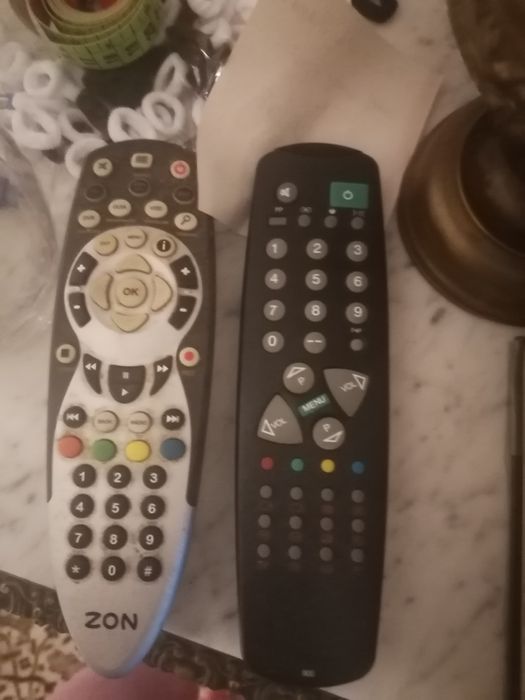 Comandos TV-Zon e universal