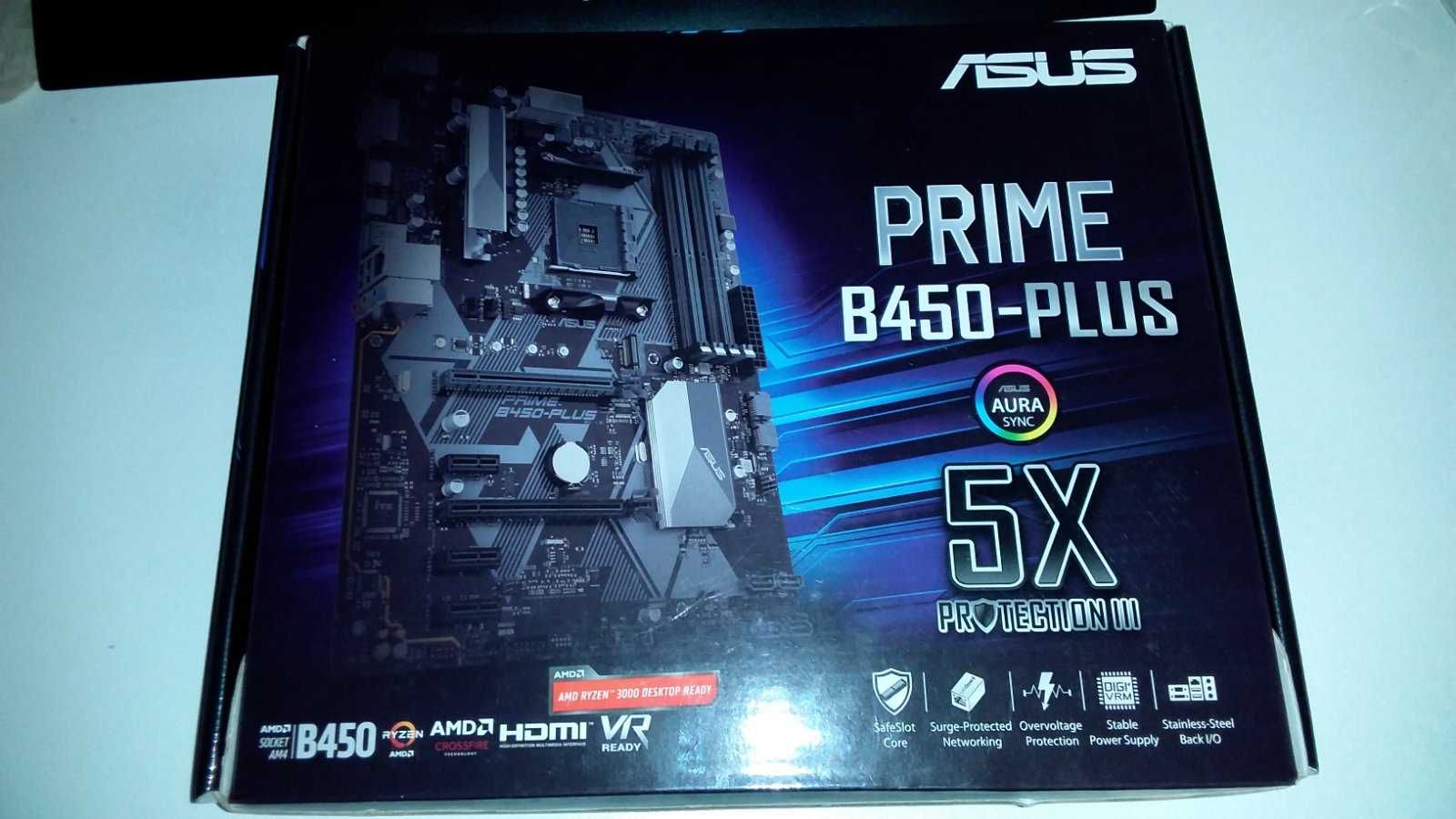 Материнська плата [Motherboard] ASUS PRIME B-450 Plus AMD AM4