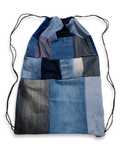 Worek jeansowy plecak torba denim custom handmade Avant Grade swag Y2K