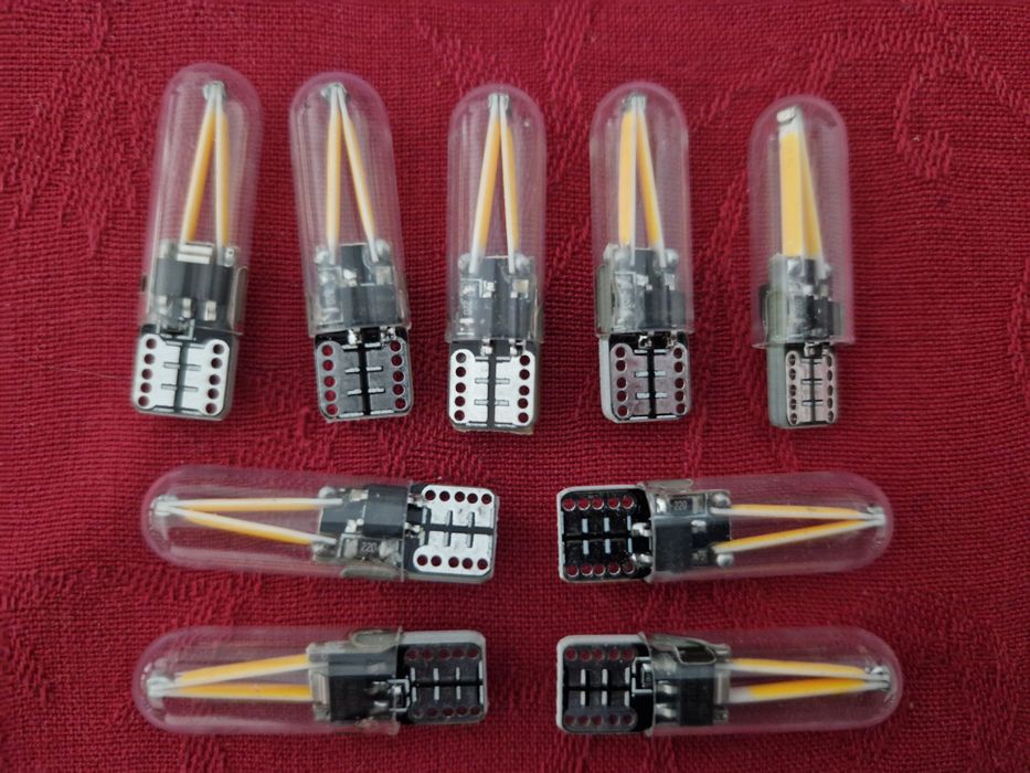 Lâmpadas LED T10 W5W Brancas