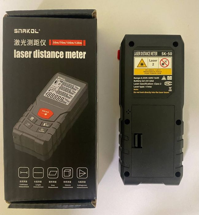 Продам лазерну рулетку 50 м.