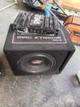 Subwoofer 25 cm Max audio Pyle wzmacniacz