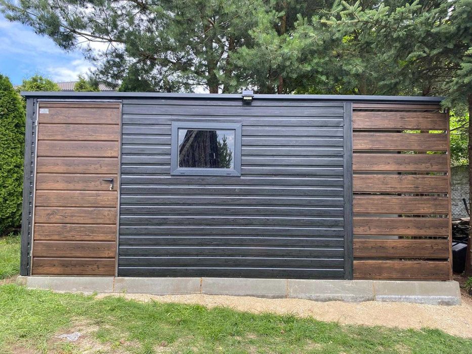 Garaże Blaszane Domki Ogrodowe Wiaty Śmietnikowe