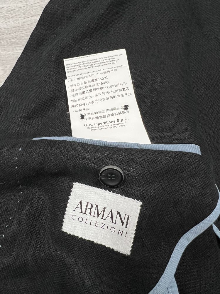 Льняний піджак Armani Collezioni