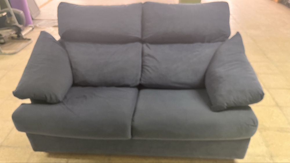 Sofa azul 2 lugares