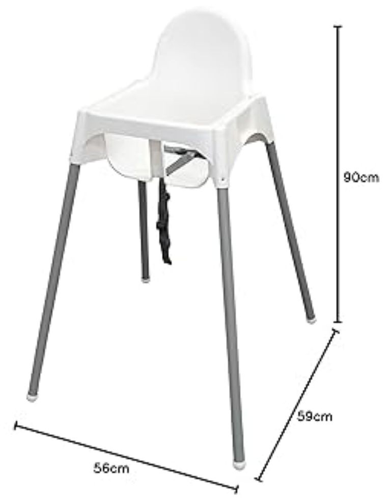 Krzesełko Ikea Antilop + Podnóżek z Alaantkowe BLW