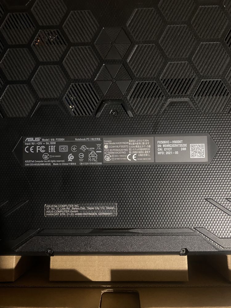 Asus tuf gaming f15