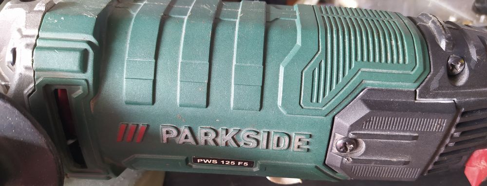 Parkside szlifierka 125  F5 brak regulacji bardzo mało używana