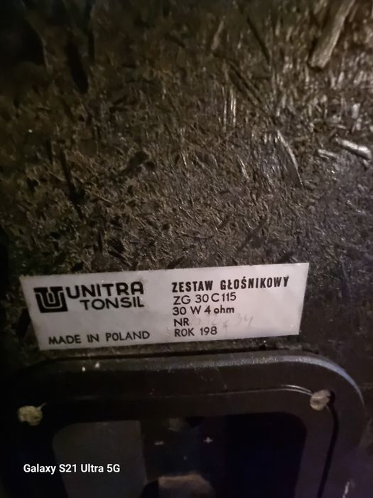 Wzmacniacz + Kolumny Unitra Tonsil