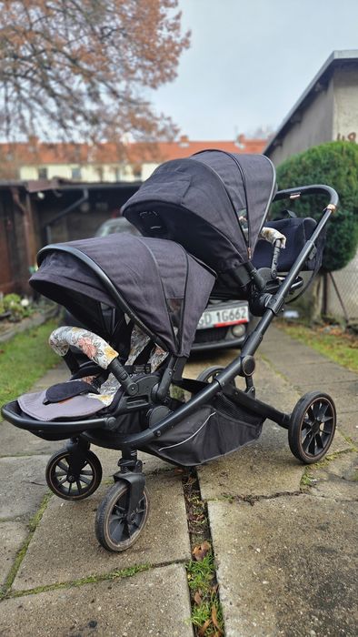 Wozek 3w1 dla blizniat CAVOE AVEC