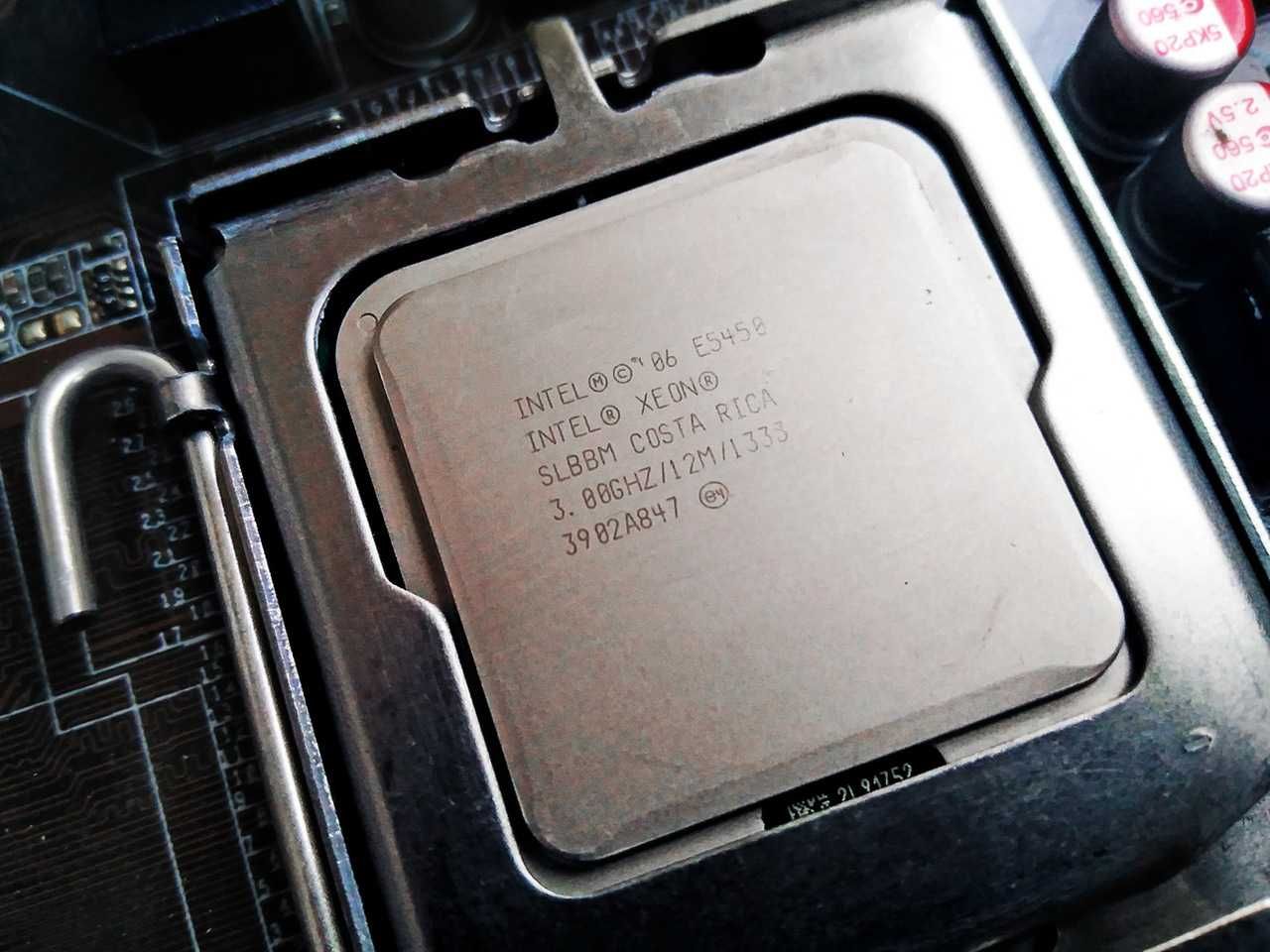 Материнская плата Asus P5KPL-AM SE s775 + Xeon E5450 + 4gb DDR2