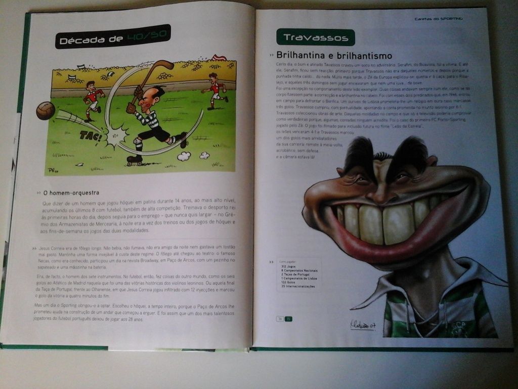 Livro: Caretas do Sporting, 1a Edição 2007