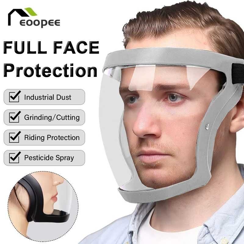 Защитная маска для лица с фильтрами. Строительная. Маска респиратор