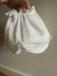 Shabby Chic lampka stolowa Ikea Lyrik abazur na lampke nocna