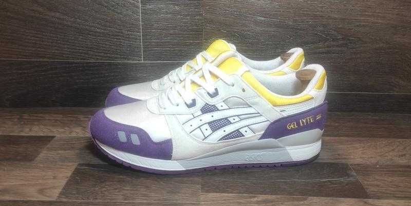 Кроссовки Asics gel lyte iii 3 5 lakers purple/yellow 44 р (h305n)Ориг