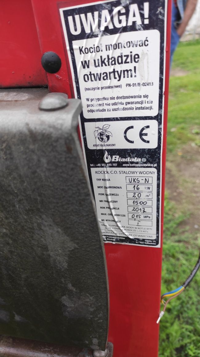 Sprzedam piec X zbiornik na wode
