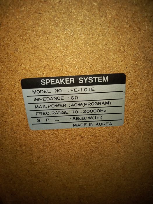 Głośniki Retro GoldStar FE 101E 6 ohm sprawne