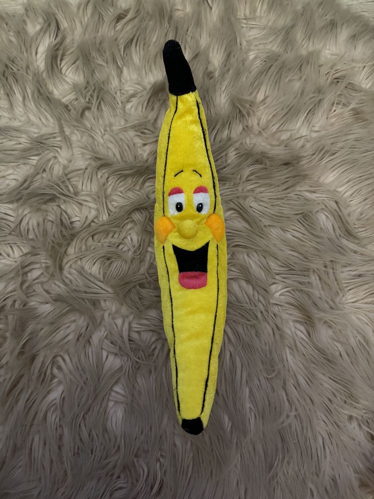Duży banan maskotka przytulanka wysokość 34cm.