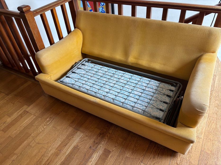 Sofa cama com colchao