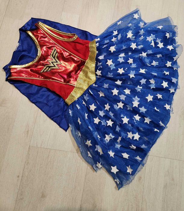 strój wonder woman superbohaterka sukienka halloween 737