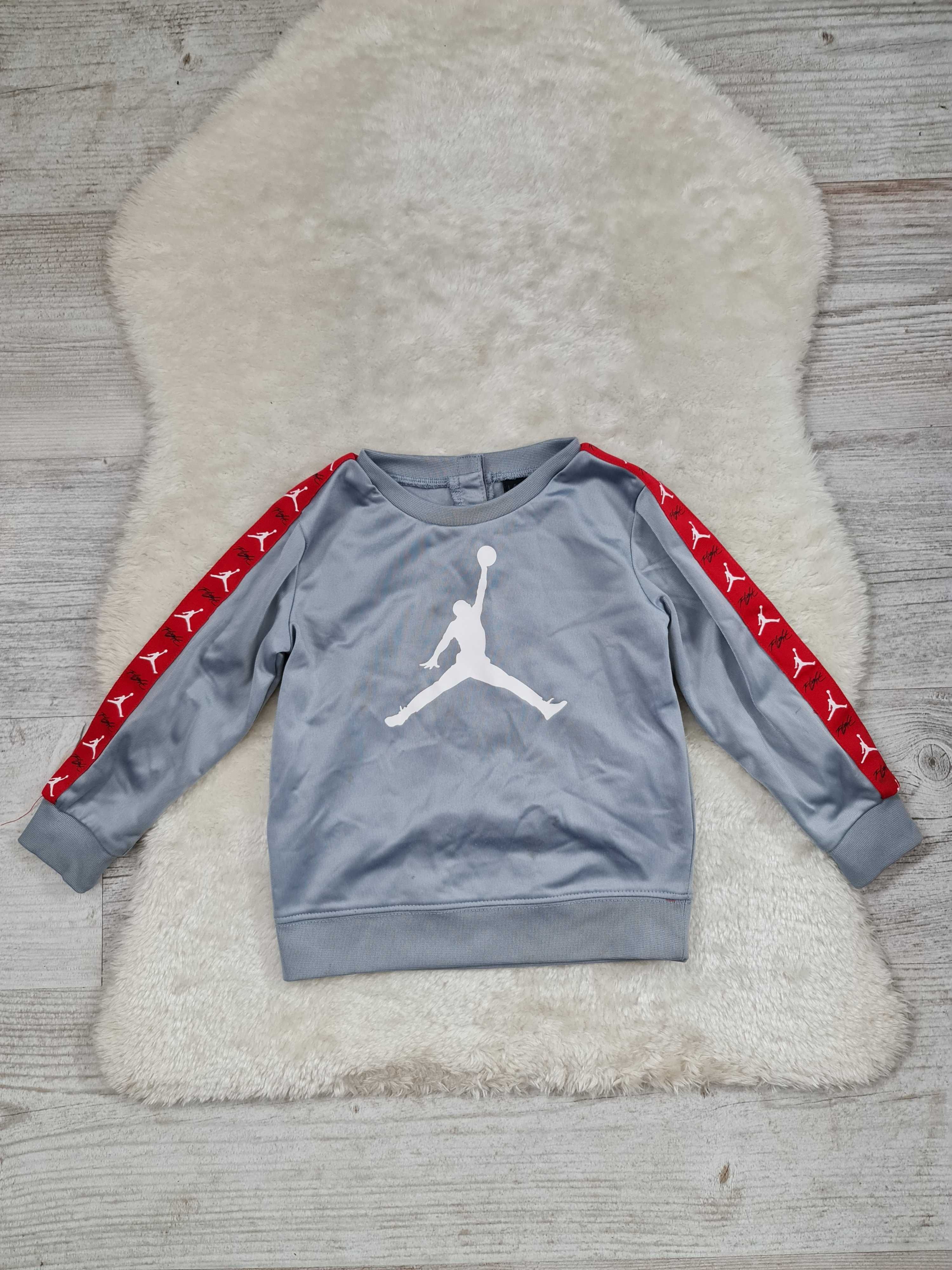 Bluza Nike Air Jordan Swoosh Rozmiar 86 - 92 Szara Logo