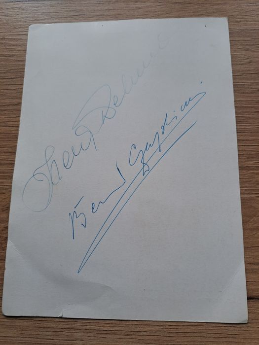 Zdjęcie z autografem Irena Delmar