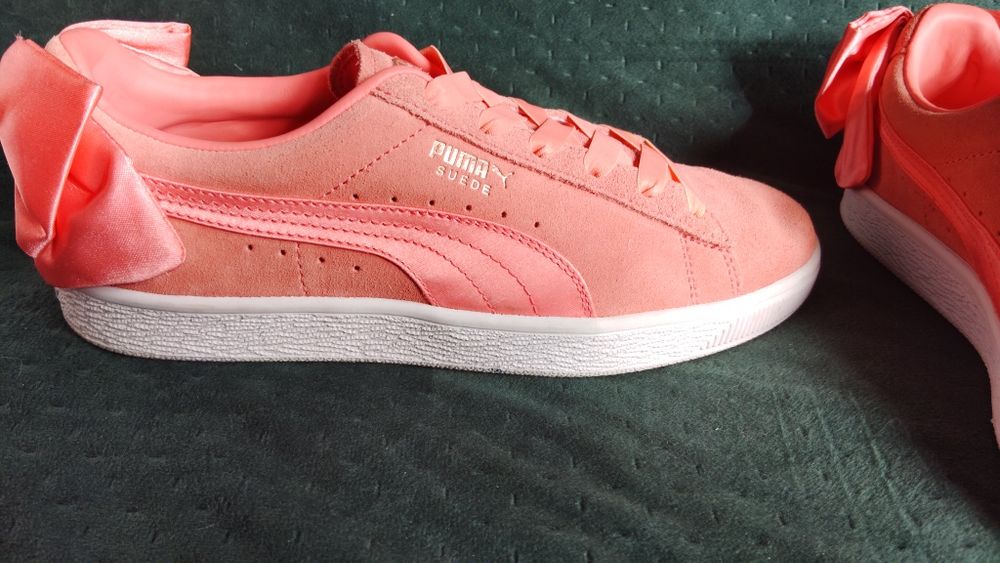 Zamszowe łososiowe PUMY 38,5