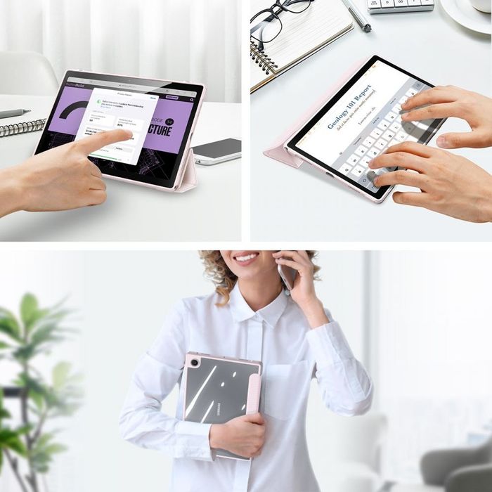 Etui Duxducis Toby Do Galaxy Tab A8 10.5 Pink