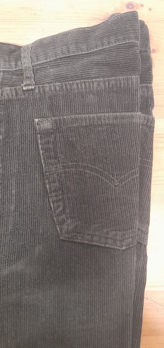 Calças de bombazine