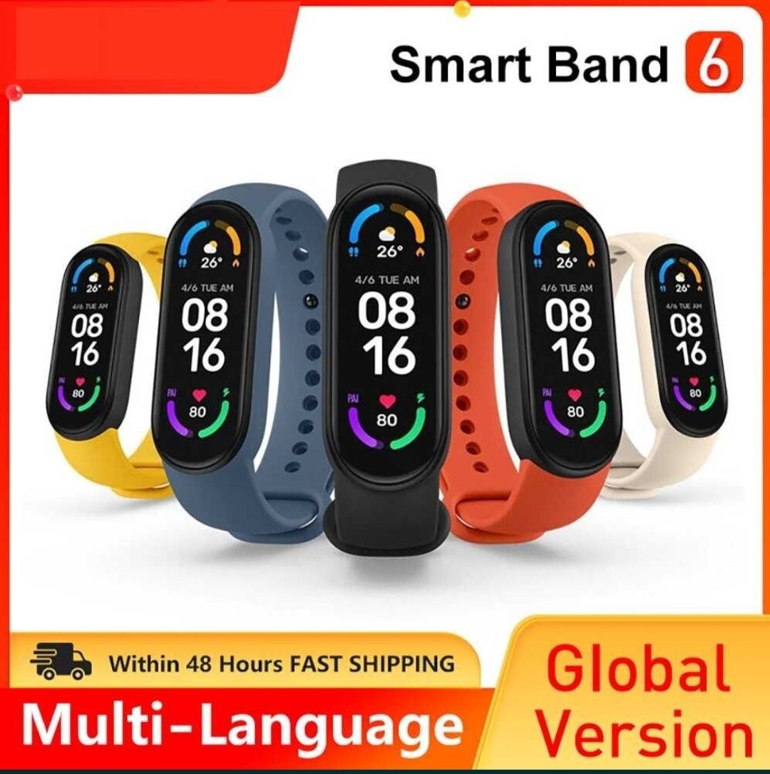 фитнес браслет часы трекер  Mi band ми бенд 6