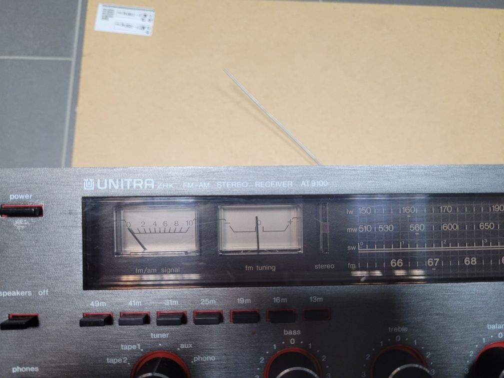 Radio UNITRA AT9100 z głośnikami