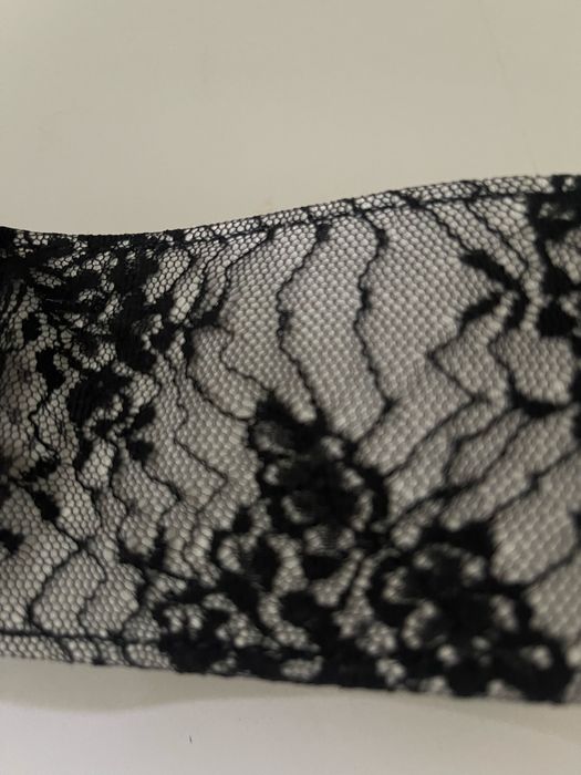 Пояс Alessandro Dell’Acqua натуральная кожа обтянута кружевом