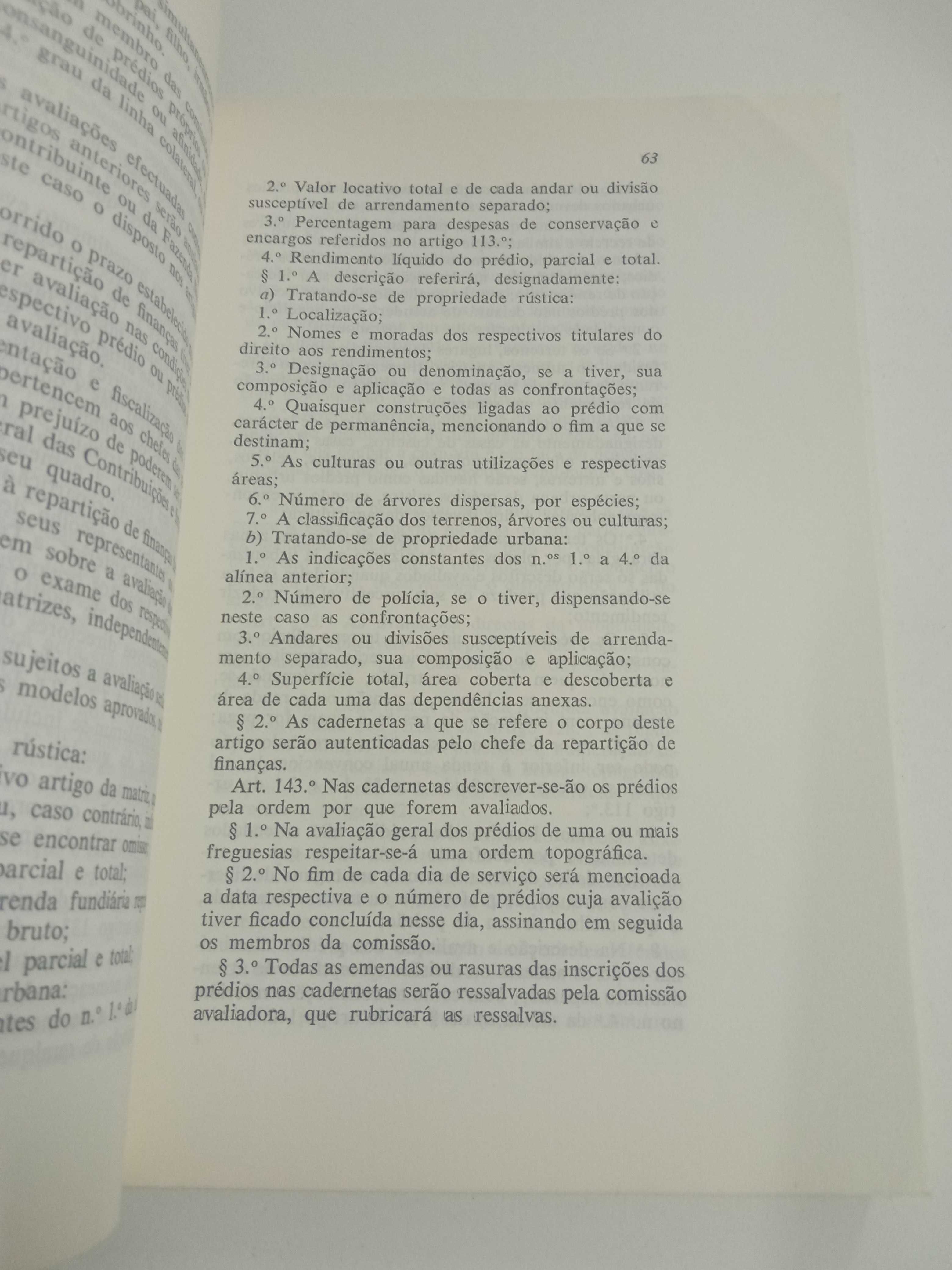 Código da Contribuição Predial e do Imposto sobre a Indústria Agrícola