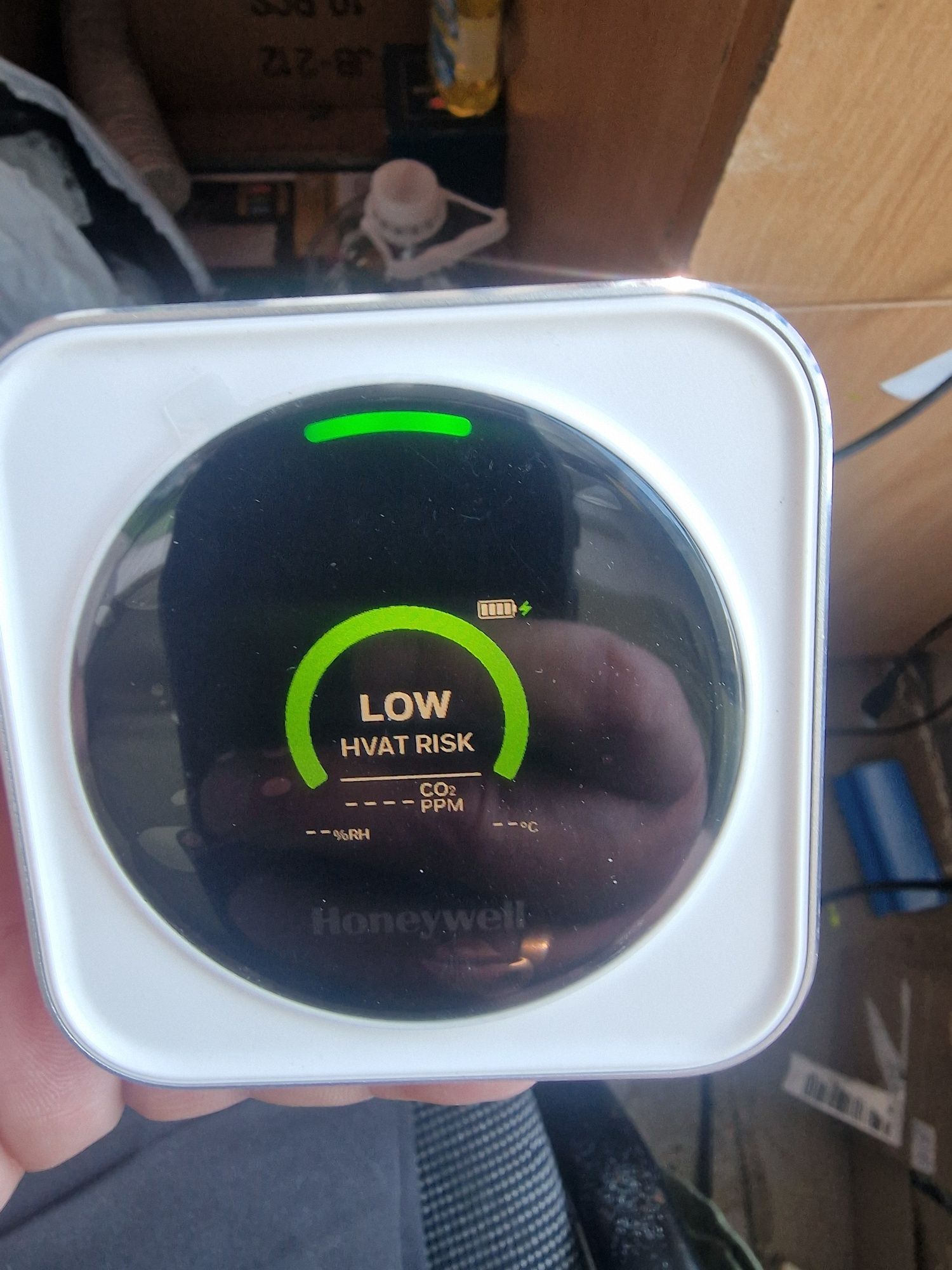 Монітор якості повітря Honeywell HTRAM-V1-W, аналізатор повітря, CO2